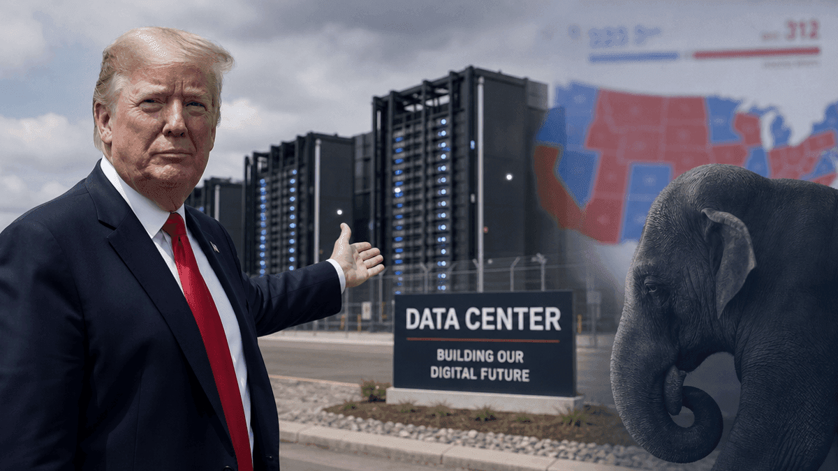 Trump Backs Data Centers Amidst GOP Electoral Concerns