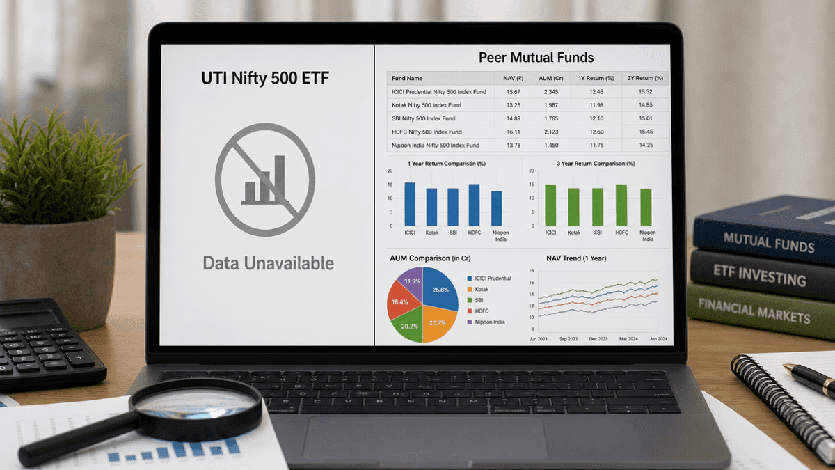 UTI Nifty 500 ETF Data Missing; Peers Offer Key Metrics