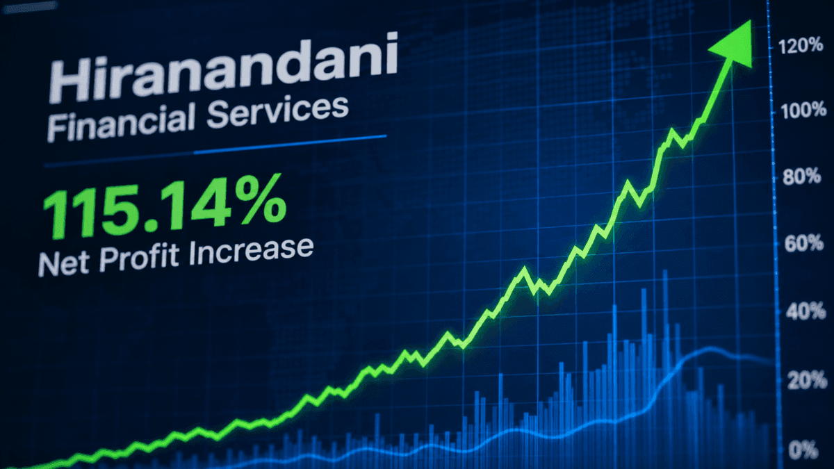 Hiranandani Financial Services: 115% Net Profit Surge in Q1 2026
