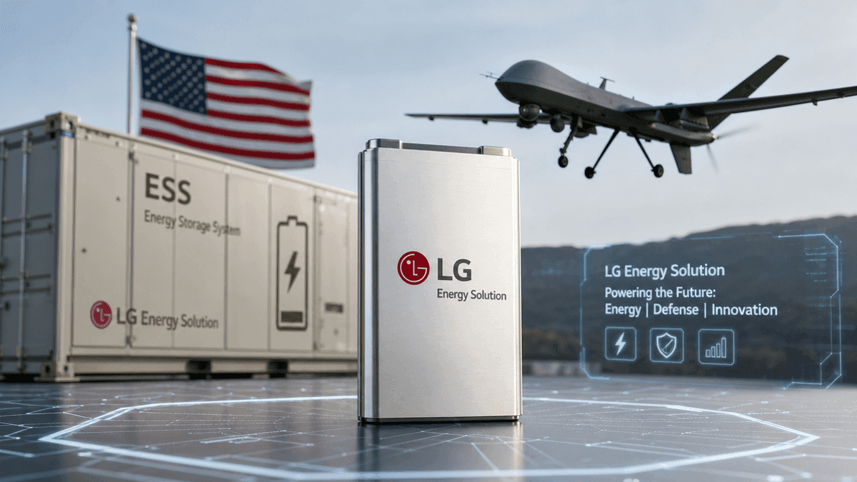LG Energy Eyes US Defense Drones Amid EV Slowdown