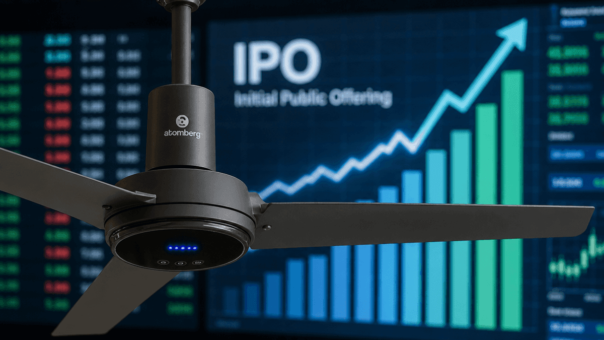 Atomberg Files IPO DRHP: Rs 450 Cr Fresh Issue Planned