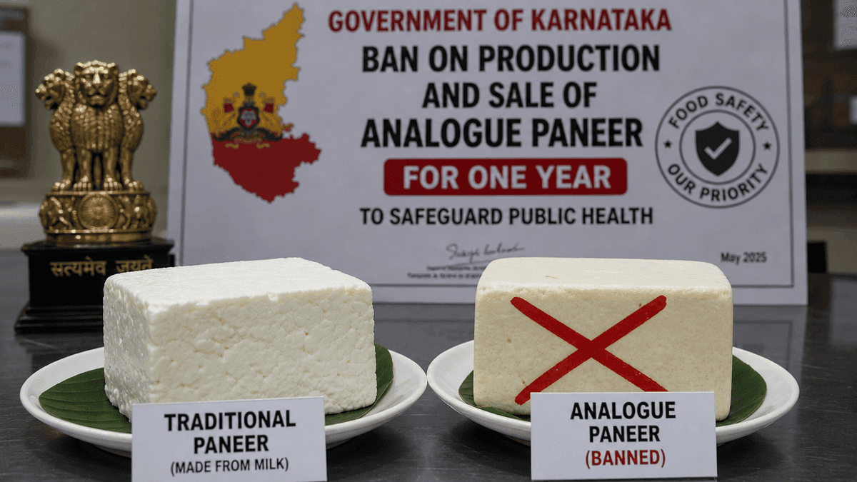 Karnataka Bans Analogue Paneer for 1 Year