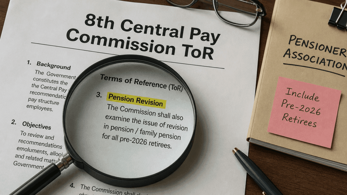 8th Pay Commission: Pension Revision Concerns for Pre-2026 Retirees