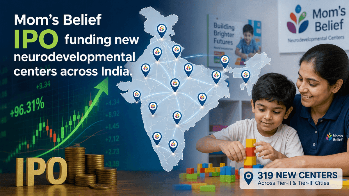 Mom’s Belief IPO: Funding 319 Neurodevelopmental Centers in India