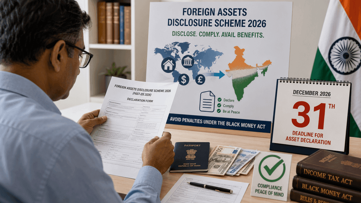 FAST-DS 2026: Declare Foreign Assets, Avoid Penalties