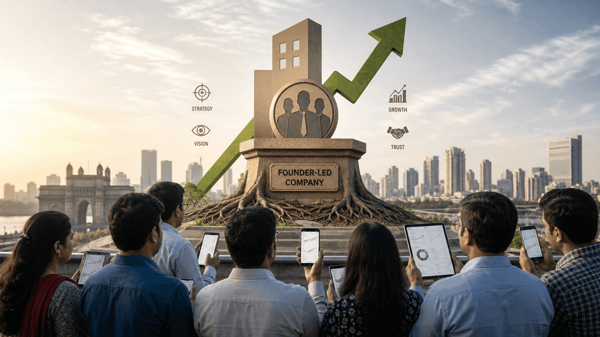 Founder-Led Indian Stocks: Retail Investors Seek Long-Term Growth
