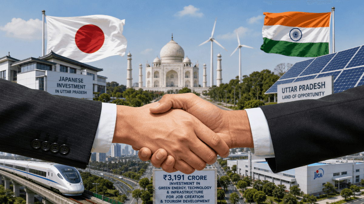 UP Attracts ₹3,191 Cr Japanese Investment, Boosts Tourism