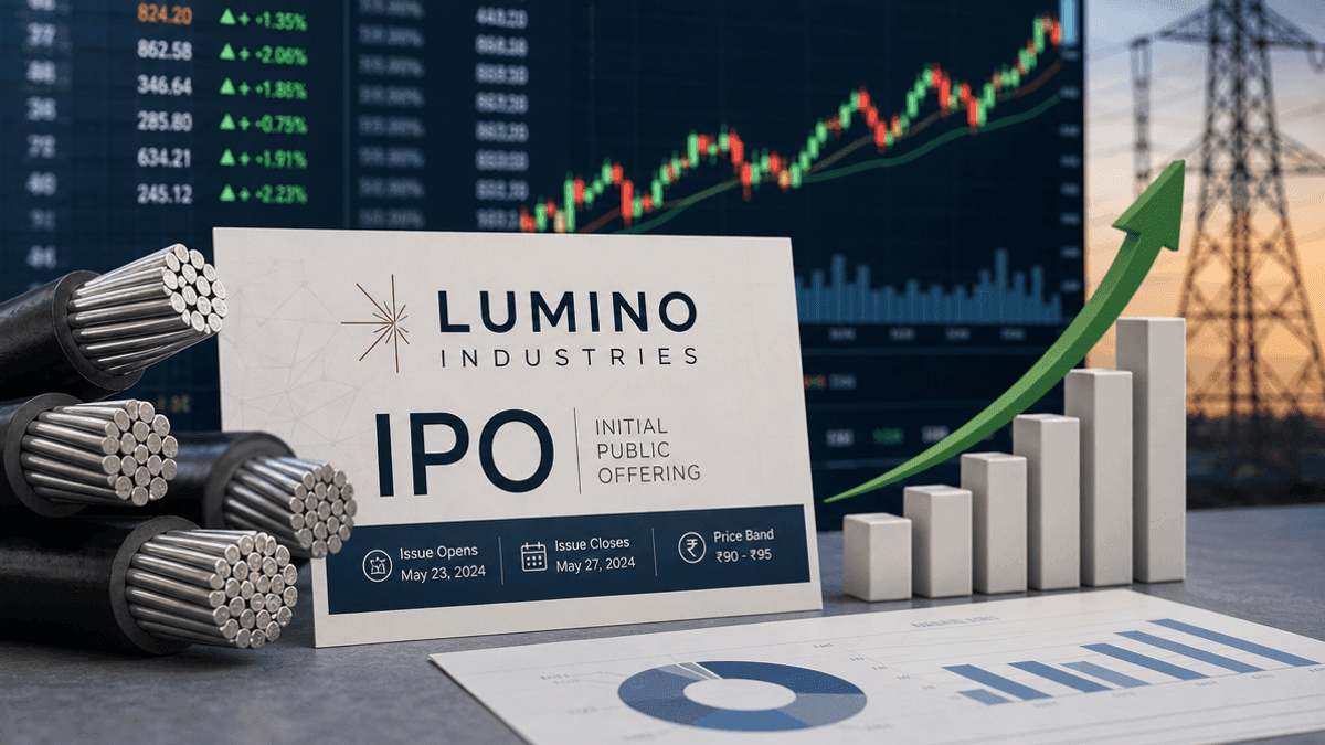 Lumino Industries IPO: August 27 Launch, ₹78-₹82 Price Band