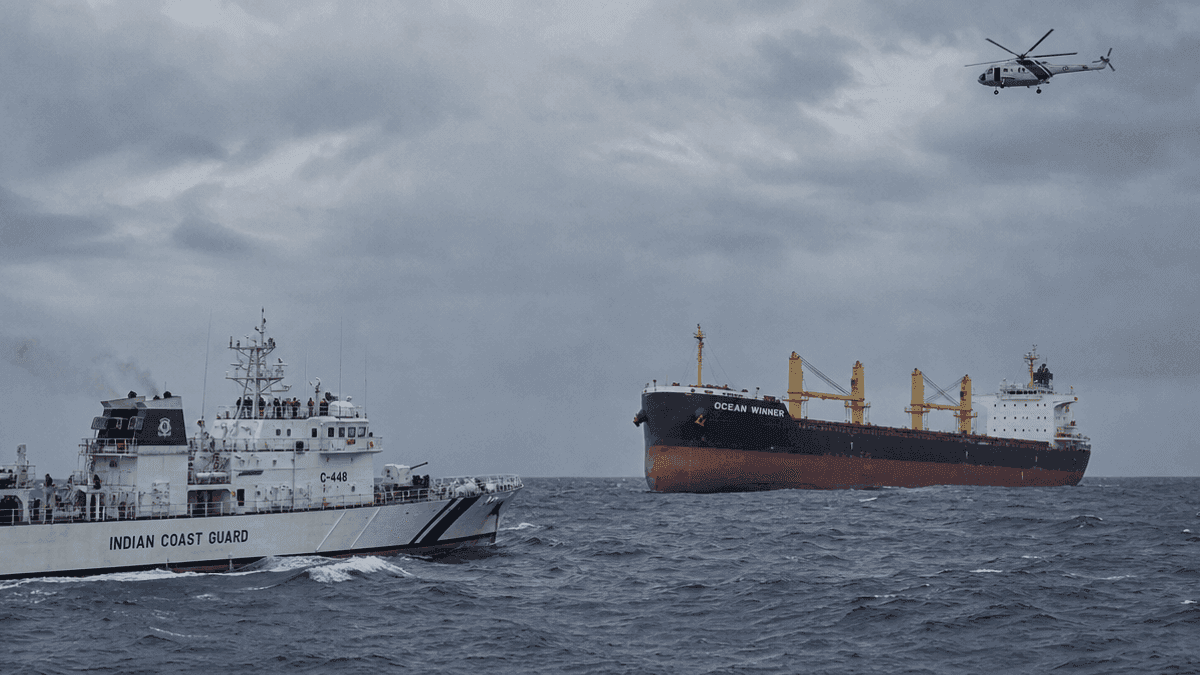 India Launches Bay of Bengal Rescue for MV Ocean Winner Crew