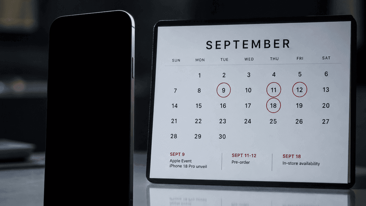 iPhone 18 Pro Launch: September Release Date & Pre-order Details