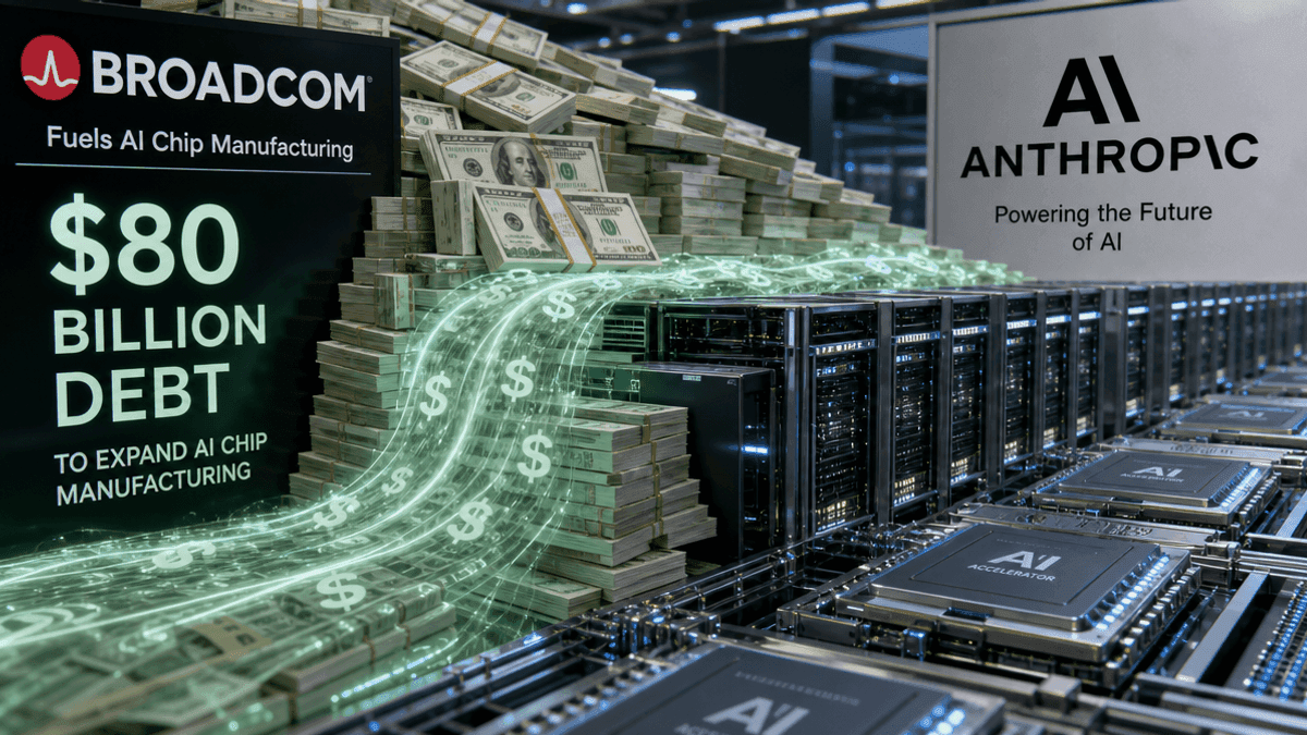 Broadcom’s $80B AI Debt Fuels Anthropic’s Computing Power