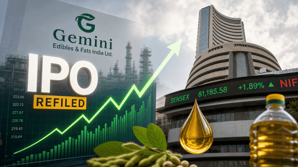 Gemini Edibles Fats Refiles India IPO with 41.14M Share Offering