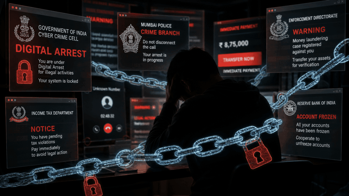 Kolkata Man Loses ₹3.26 Cr in ‘Digital Arrest’ Scam