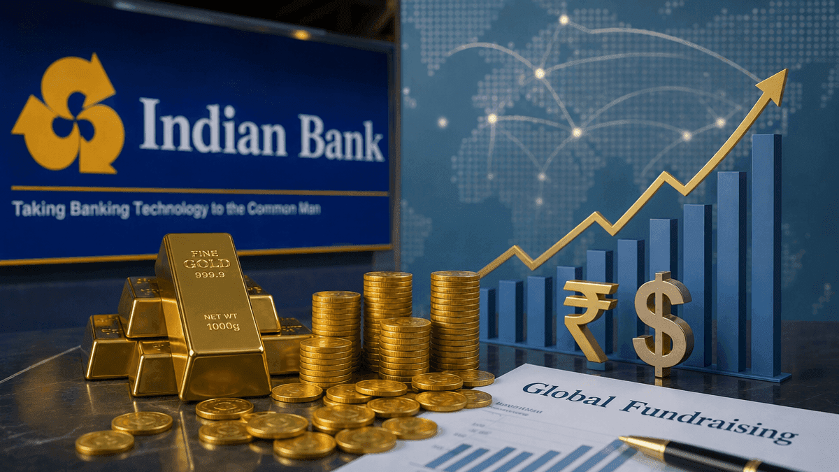 Indian Bank Targets ₹1.5 Lakh Cr Gold Loans by FY27, Raises $400M