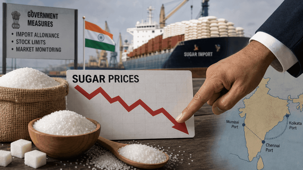 India Sugar Imports Expected: Govt Curbs Stabilize Prices