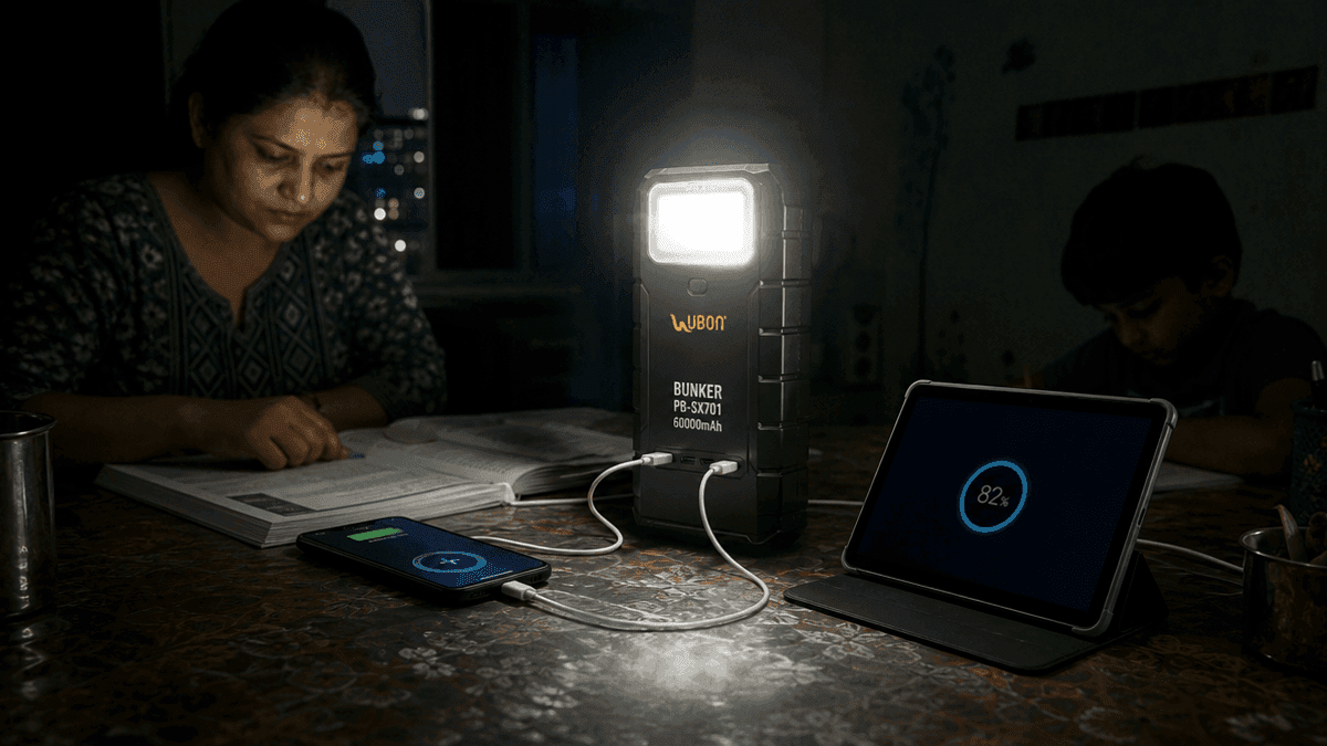 UBON Bunker 60,000mAh Power Bank: Power Through Long Outages