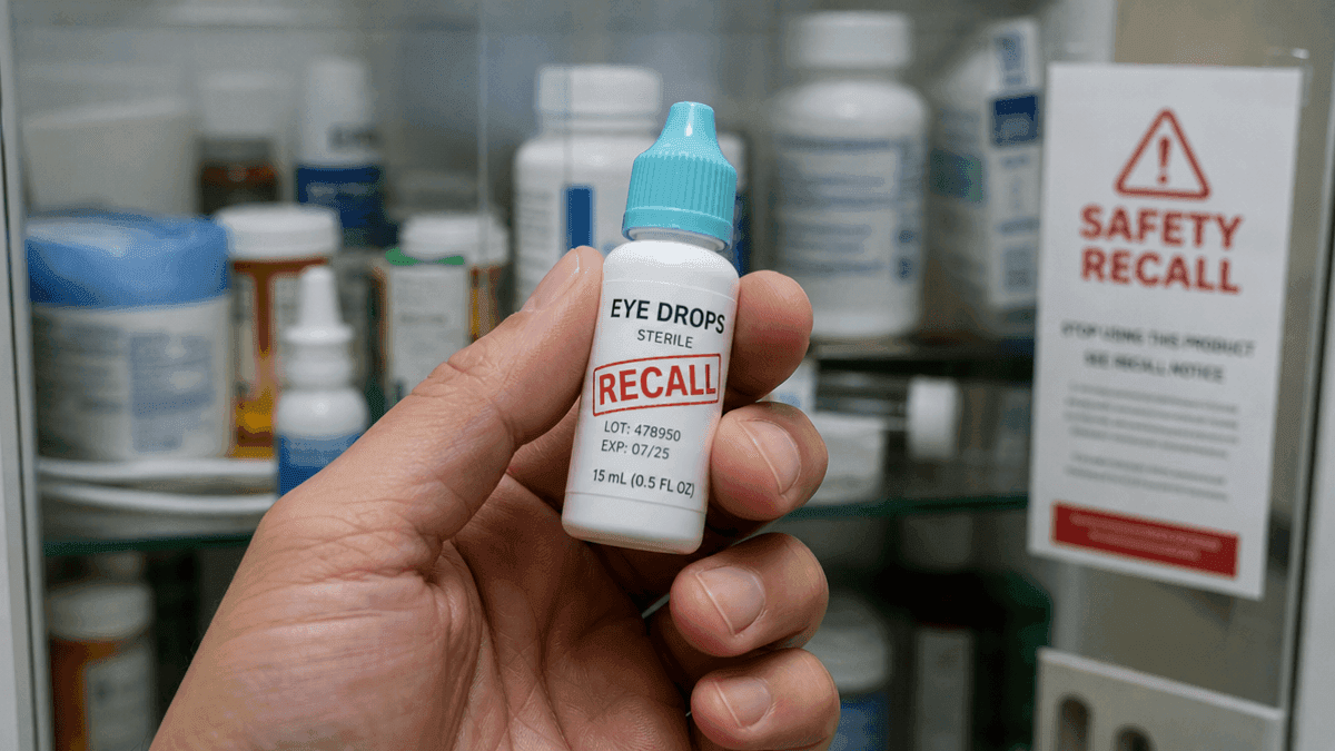 Sun Pharma Eye Drops Recalled: Safety Concerns Rise