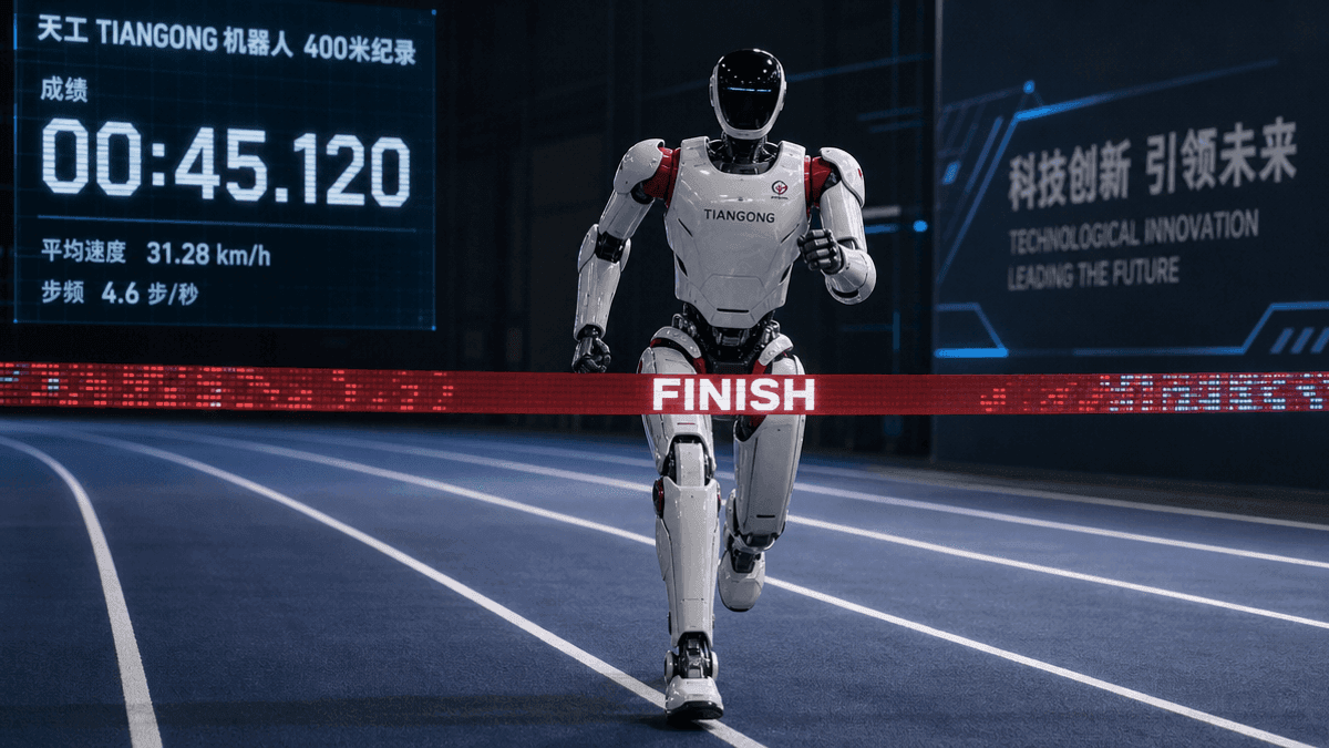 Tiangong Robot Breaks 400m Record, China’s Robotics Push