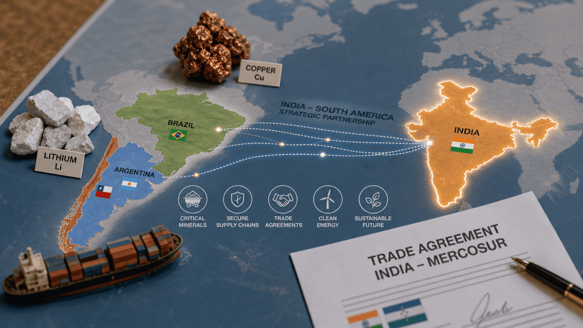 India Eyes Chile Trade Pact for Critical Minerals