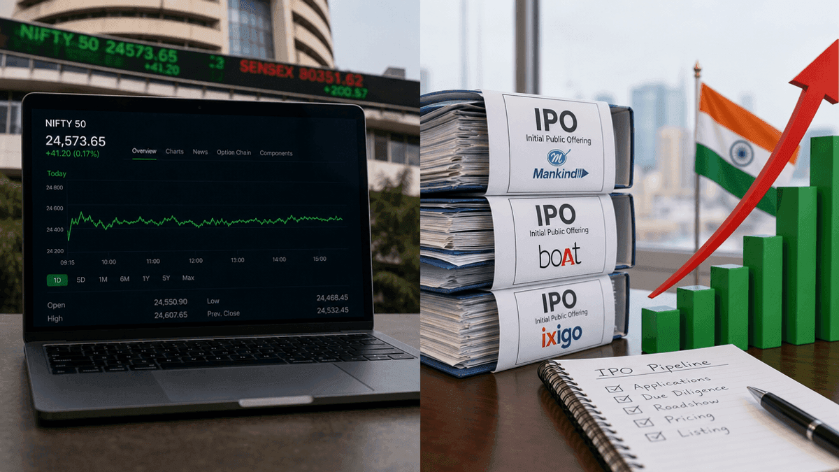 Indian Markets Consolidate, Primary Market Booms