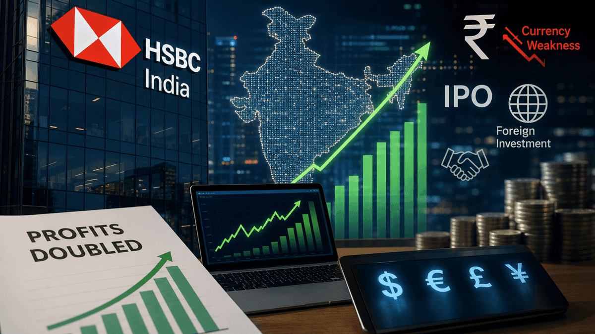 HSBC India Doubles Profits Amidst Currency Weakness Concerns