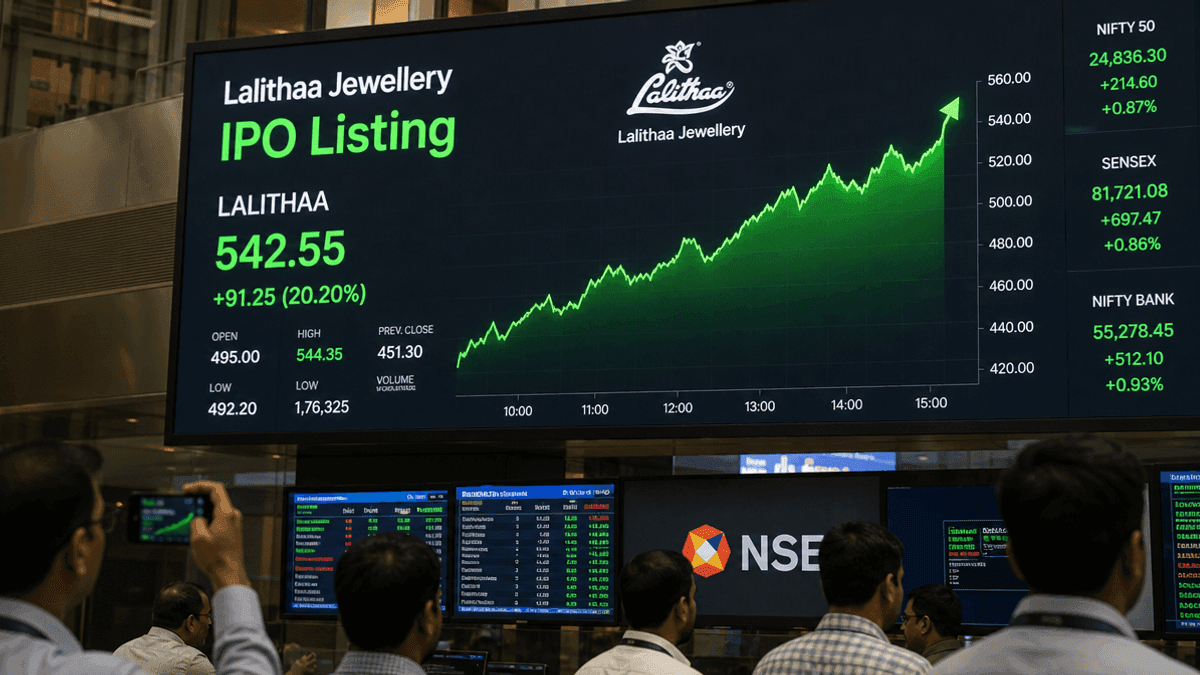 Lalithaa Jewellery IPO Oversubscribed 17.47x, Lists Aug 24