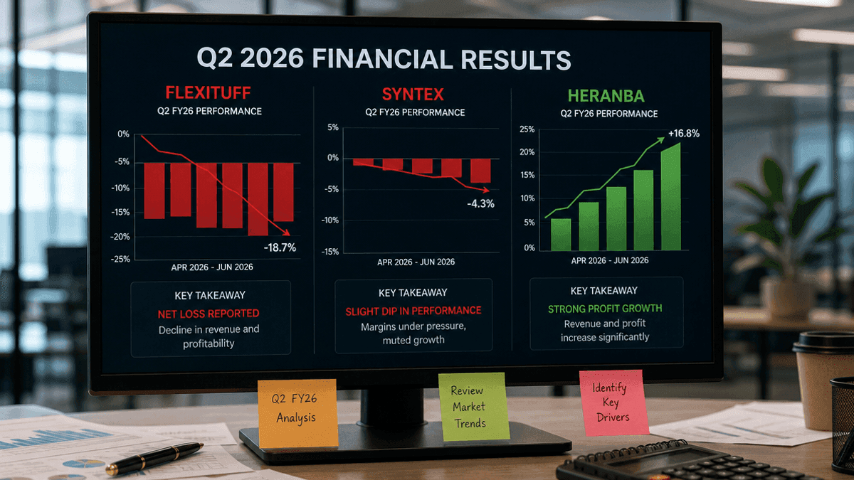 Flexituff, Syntex, Heranba: June Qtr Results Mixed