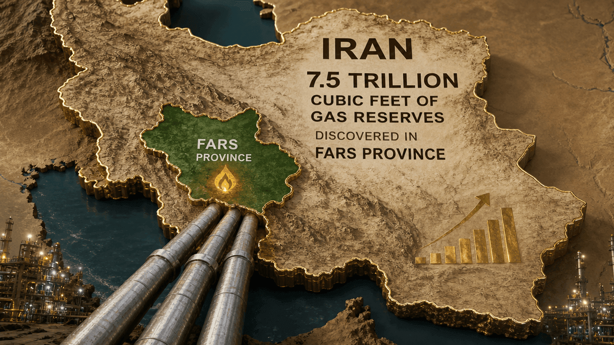 Iran Discovers 7.5 TCF Gas Reserves in Fars Province