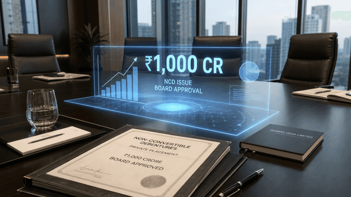 Gabriel India Approves ₹1,000 Cr NCD Issue