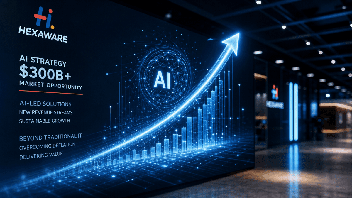 Hexaware AI Strategy Targets $300B Opportunity, Stock Soars