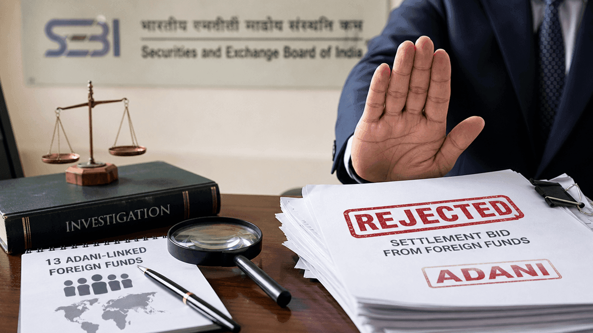 SEBI Rejects Adani-Linked Funds’ Settlement Bids