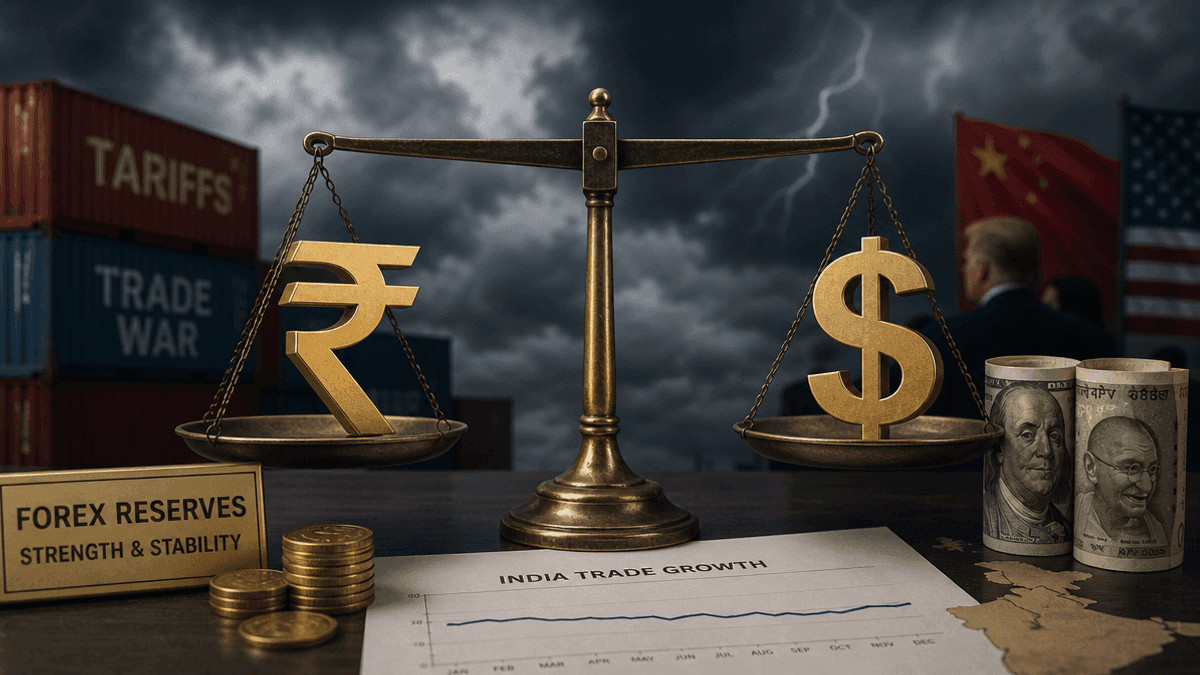Rupee Flat at 95.71 Amid Strong Dollar & Geopolitical Tensions