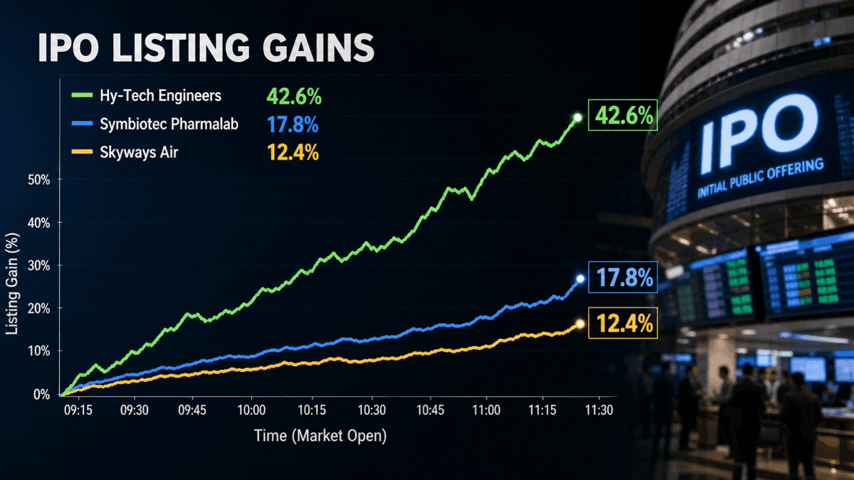 Hy-Tech Engineers Leads IPO Gainers at 47.17%