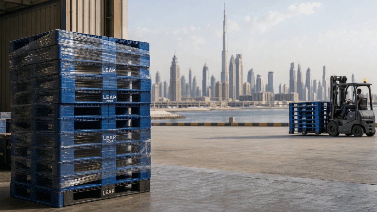 Leap India Expands to UAE with Pallet Pooling Services