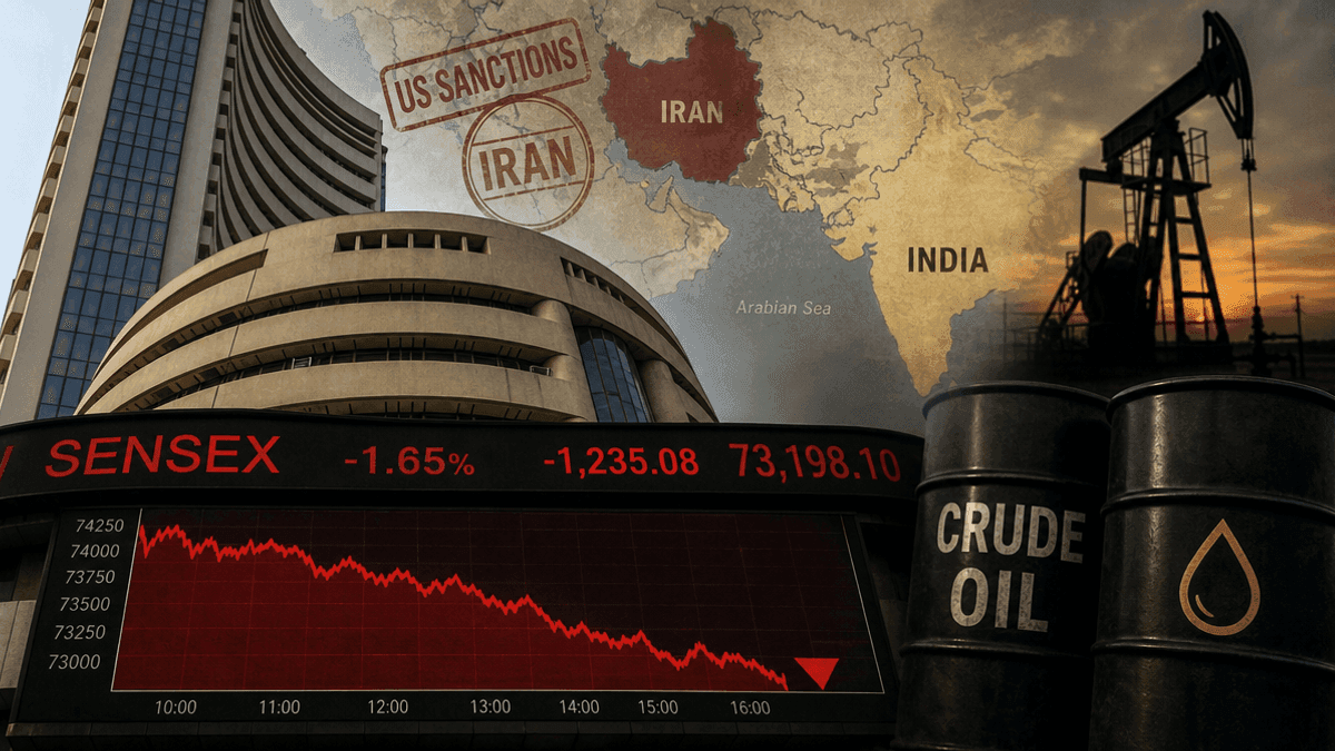 Indian Markets Dip: Iran Sanctions & High Crude Oil Prices Impact