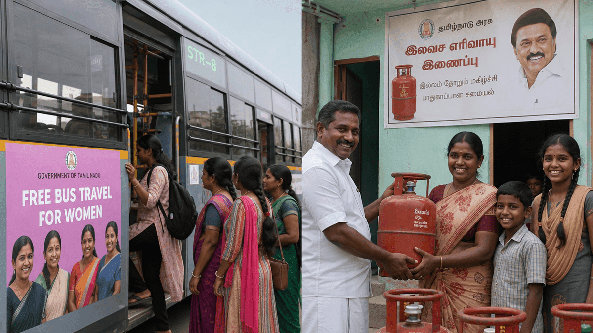 Tamil Nadu Welfare: Free Buses, LPG, Airport Project Cancelled