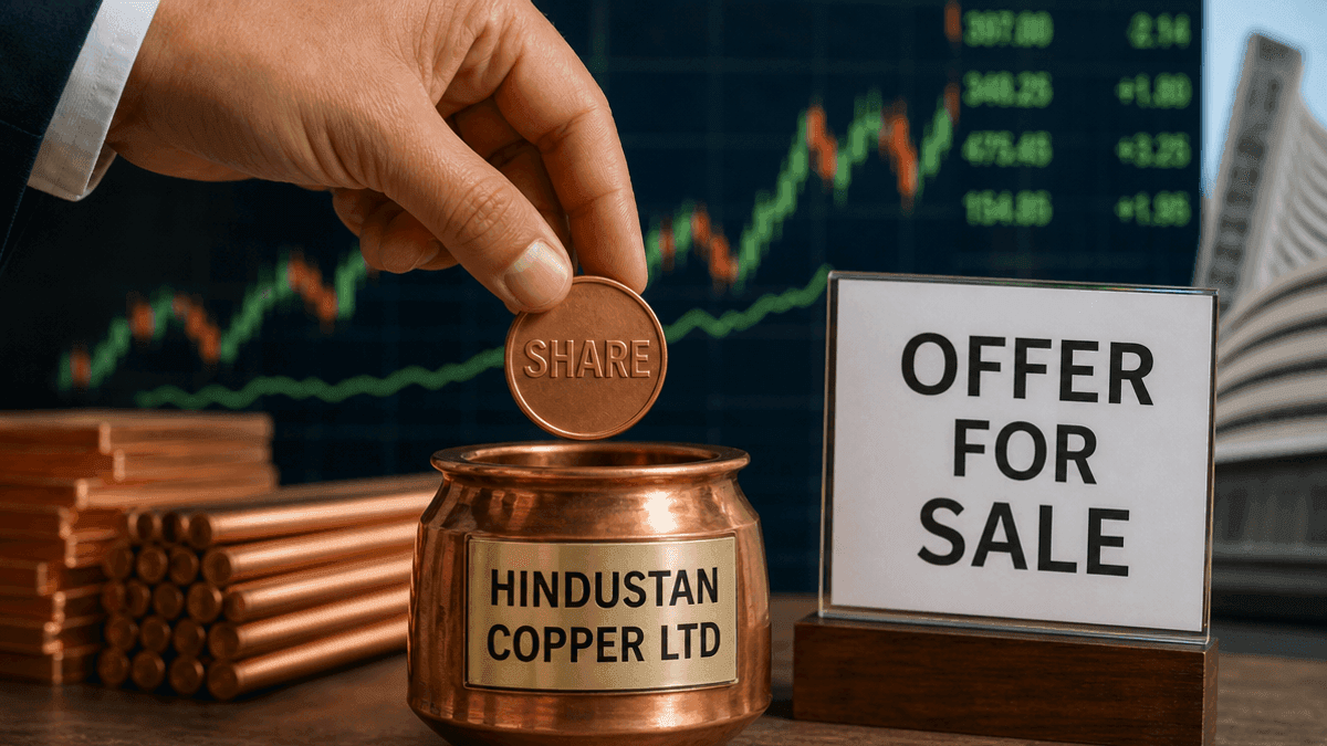 Govt Sells 6% in Hindustan Copper via OFS, Floor Price Rs 514