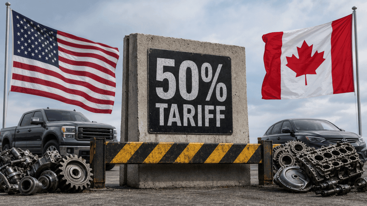 Trump Slaps 50% Tariffs on Canadian Auto Imports