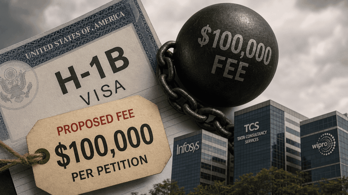 US Proposes $103K H-1B Visa Fee: Indian IT Firms Face Impact