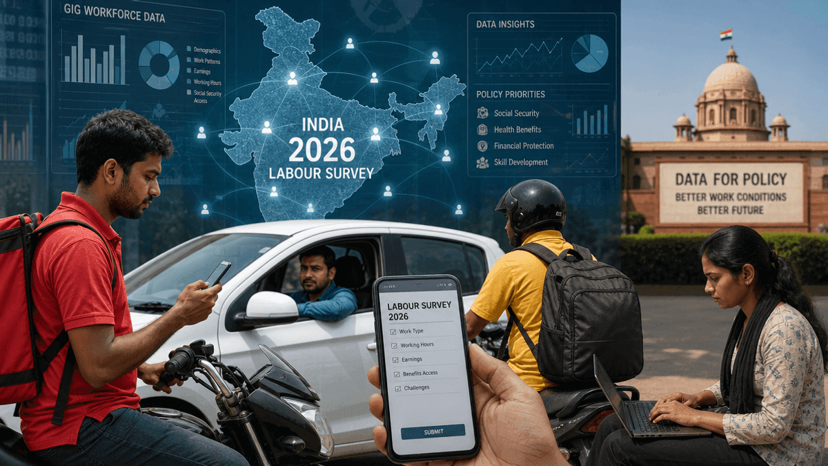 India to Survey Gig Workers in 2026 for Policy Action