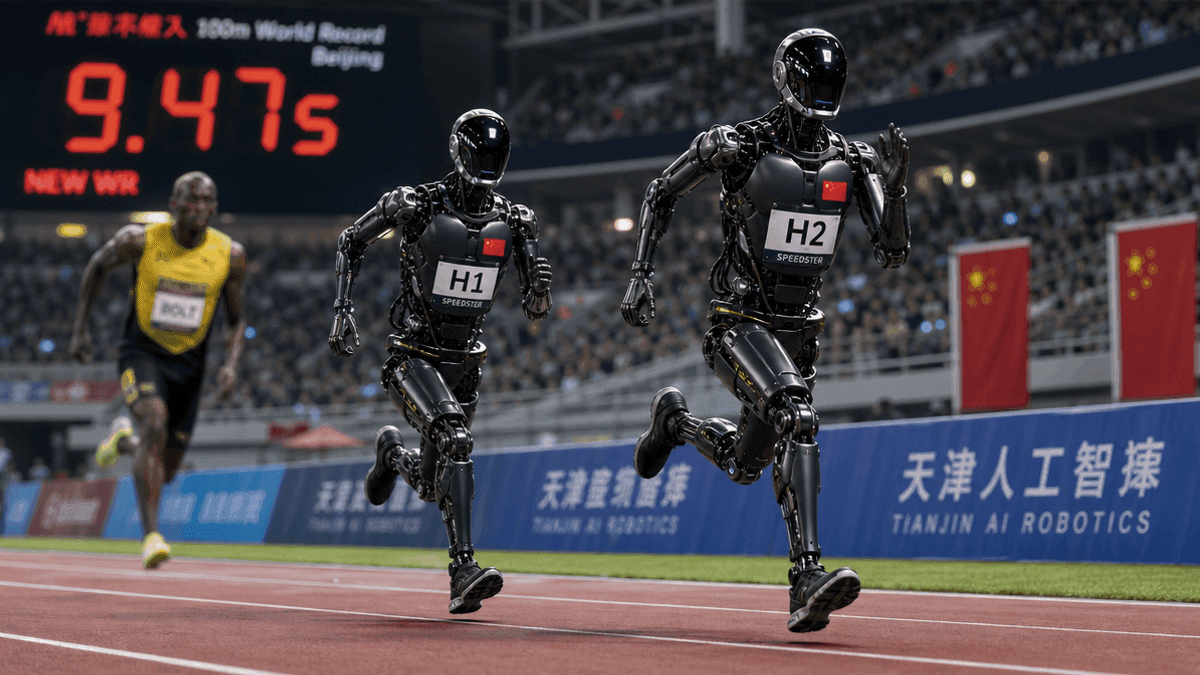 Humanoid Robots Break Usain Bolt’s 100m Record