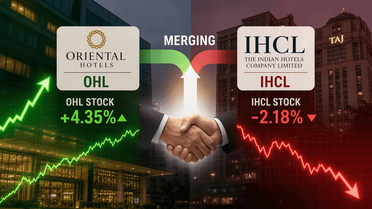 Oriental Hotels Surges Post-IHCL Merger News; IHCL Dips