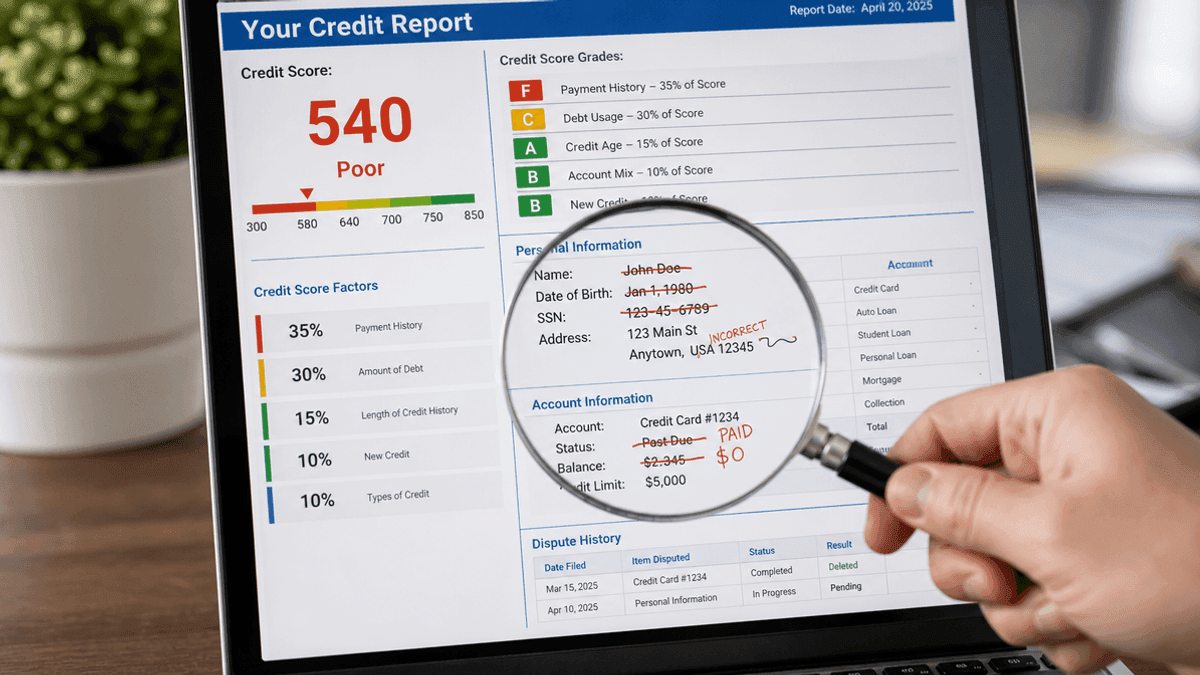 Fix Credit Report Errors: Boost Your Score