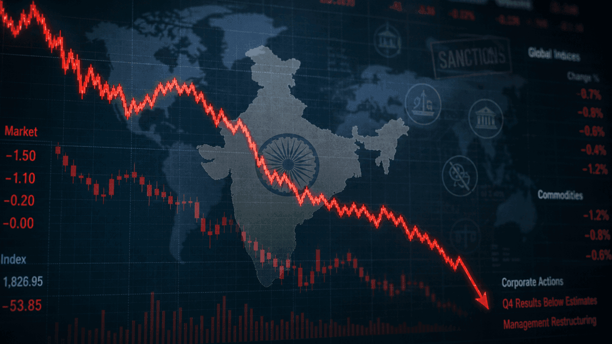 Indian Market Faces Pressure: Iran Sanctions, Asian Weakness Impact Stocks
