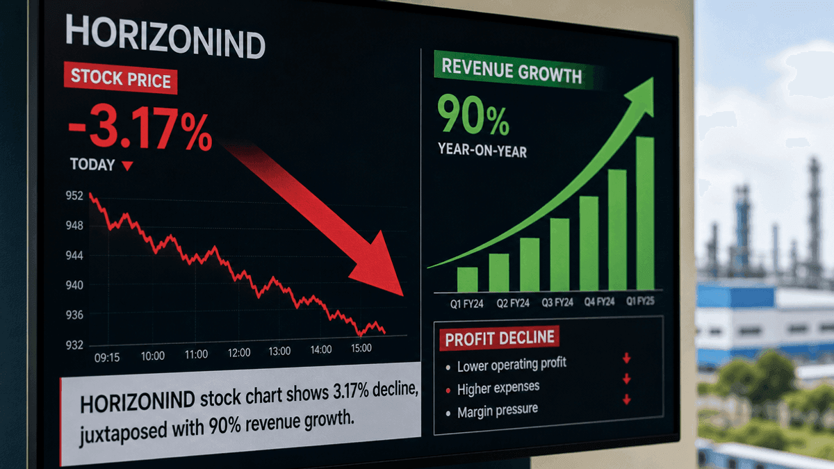 HORIZONIND Stock Falls 3.17% Despite 90% Revenue Growth