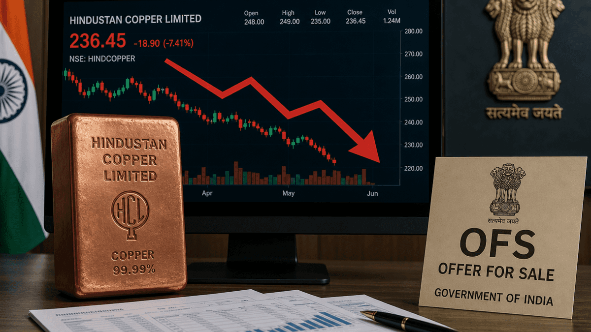 Hindustan Copper OFS: Govt Sets Floor Price at Rs 514