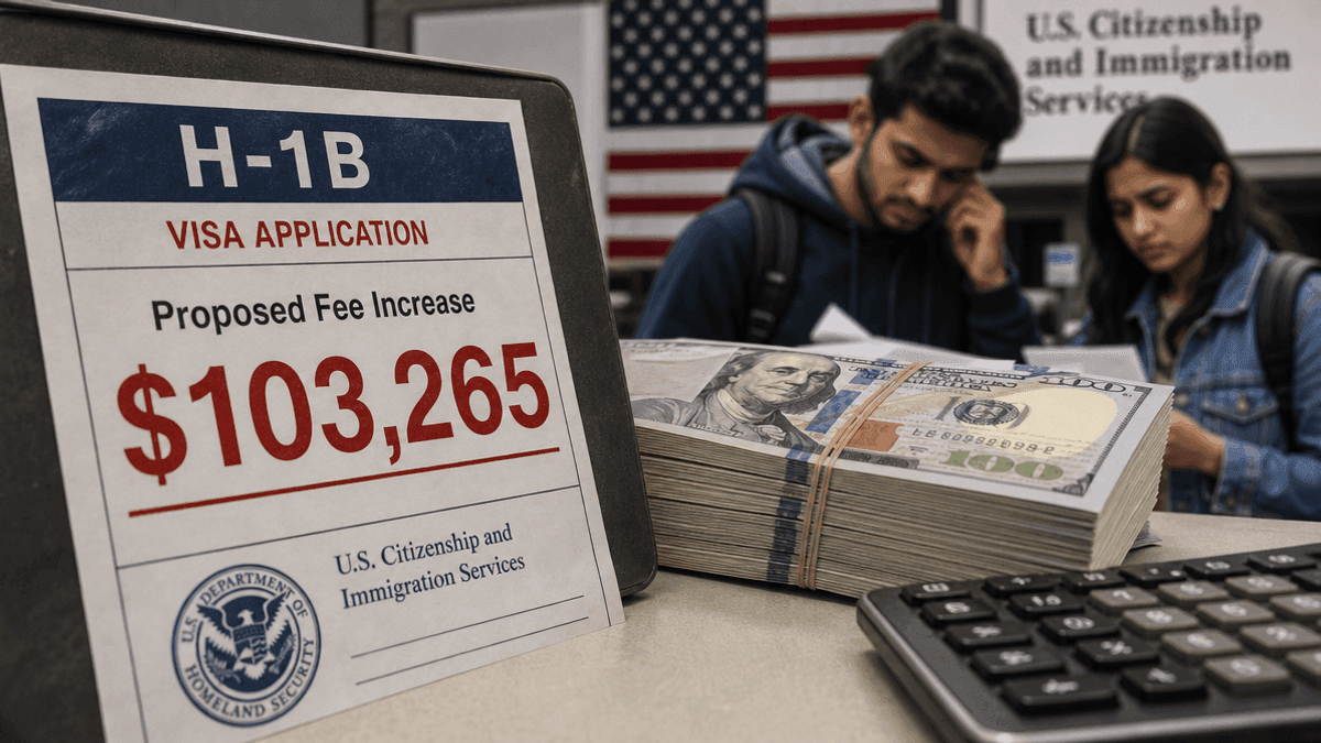 US Proposes Massive H-1B Visa Fee Hike to $103,265