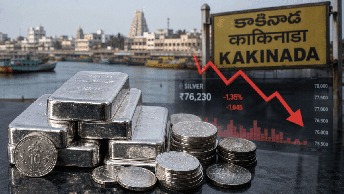 Kakinada Silver Rate Drops to ₹2,78,000/KG on Aug 23