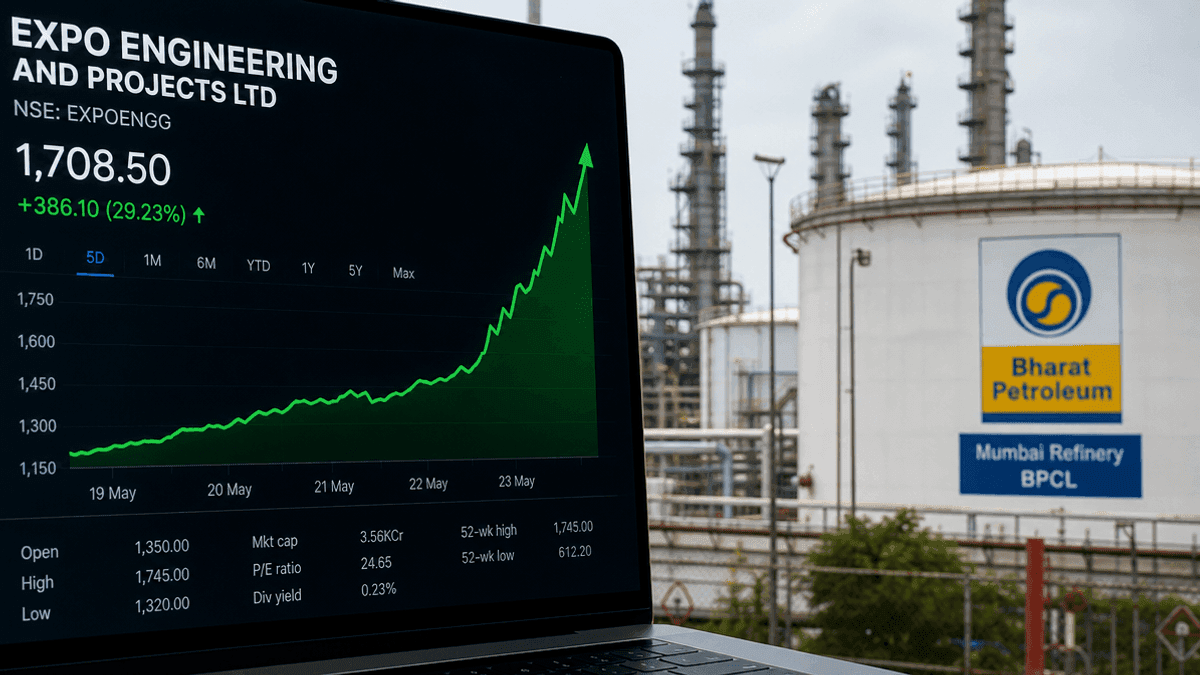 Expo Engineering Shares Jump 4.03% on BPCL Order