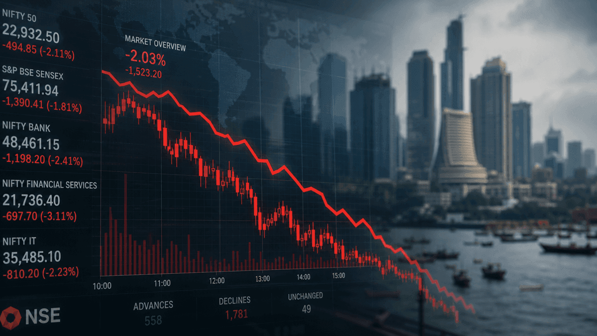 Indian Markets Open Lower: Nifty Faces Pressure Amid Global Cues